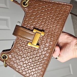 Elegant Panova London Vienna Brown Crossbody Bag